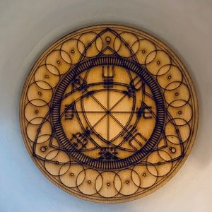 Triskelion-Triscale-triple Goddess charging Plate